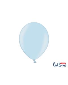 10 ballons 27 cm – bleu ciel métallisé
