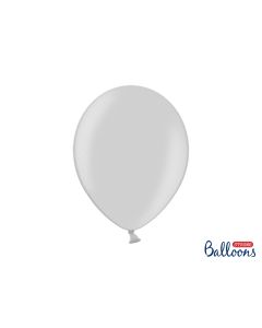 20 ballons 27 cm – argent métallisé