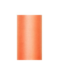 Rouleau de tulle - orange - 30 cm x 9 m