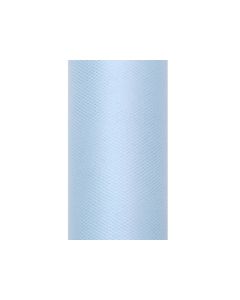 Rouleau de tulle - bleu ciel - 30 cm x 9 m