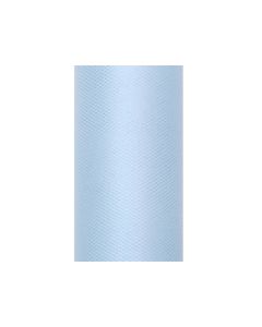 Rouleau de tulle - bleu ciel - 30 cm x 9 m