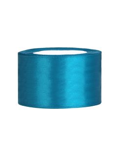 Ruban satin 38 mm - turquoise