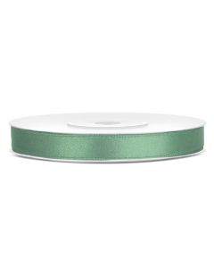 Ruban satin 6 mm - vert foncé