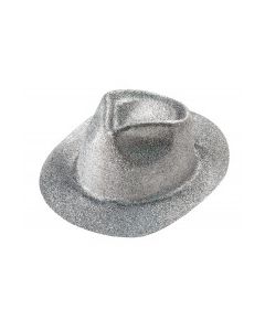 Chapeau paillettes argent