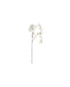 Branche de fleurs de cerisier blanches artificielles 1m40