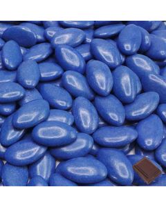 Dragées chocolat bleu marine