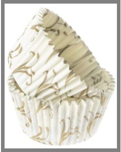 Caissettes pour cupcakes - Motif arabesque