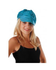 Casquette disco - turquoise