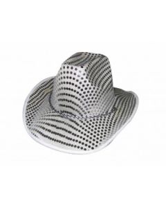 Chapeau cowgirl - blanc