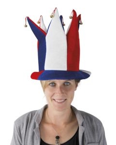 Chapeau velours fou du roi à clochettes adulte à prix discount