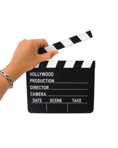 Clap de cinéma en bois