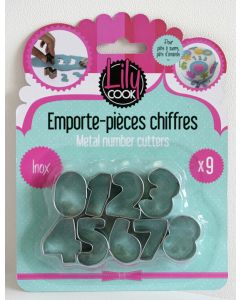 9 Emporte-pièces chiffres