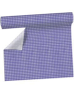 Chemin de table vichy - violet