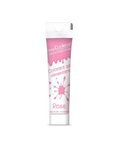 Colorant gel rose