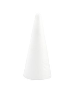 Cône en polystyrène - 17 cm x 9 cm pas cher