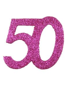 6 confettis anniversaire 50 ans pas cher