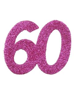 6 confettis anniversaire 60 ans à prix discount