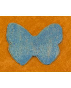 Papillon en feutrine turquoise
