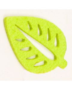 Feuilles en feutrine - anis
