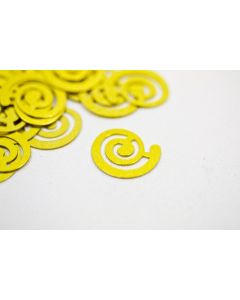 Confettis de table "Spirale fantaisie" - Or