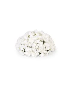 Demie sphère de fleurs blanches de 30 cm