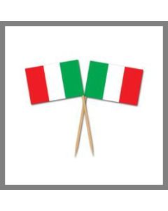 Drapeau sur pique - Thème Italie - x50
