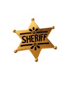 Etoile de shérif métal - or