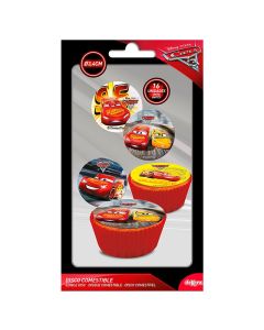 16 disques a cupcakes Cars 3