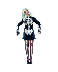 Déguisement femme squelette - Taille unique