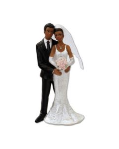 Figurine mariage matte de peau