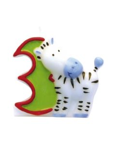 Bougie anniversaire Safari n°3