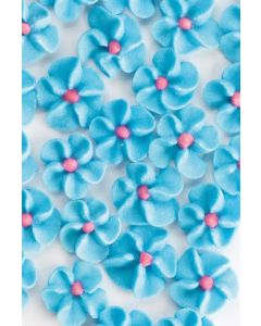 confettis fleurs bleu