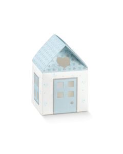 10 Boîtes à dragées maison bleue