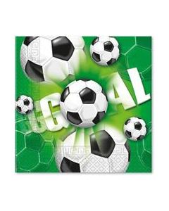 20 Serviettes Goal 33 x 33