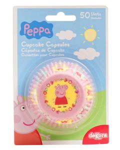 50 Caissettes pour cupcakes – Peppa Pig