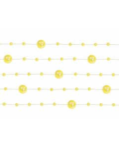 Guirlande de perles 1m30 – jaune