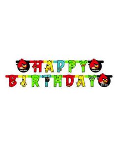Guirlande Happy Birthday  Angry Birds