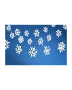 Guirlande de flocons de neige - 1.38 m