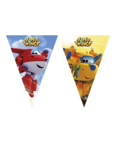Guirlande fanions en plastique Super wings pas chère