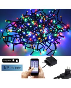Guirlande 180 leds multicolores avec appli smartphone à prix discount