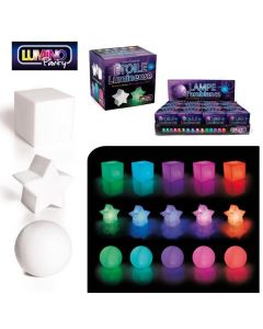 Lampe multicolore - 3 assortiments