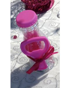 bouteille dragees fuchsia