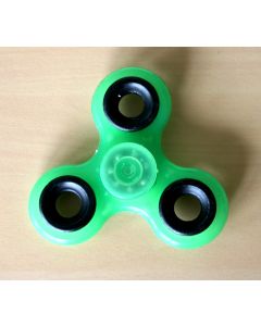 Hand spinner transparent vert