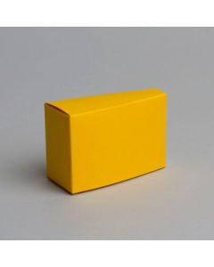 Boîtes à dragées parts de gâteau - jaune