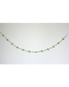 Guirlande métal fleur - Vert
