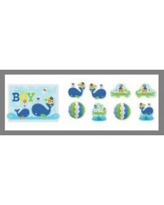 Kit de décoration de salle pour Baby Shower - Collection garçon