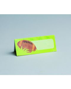 Lot 10 cartes de table thème rugby 