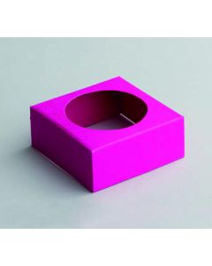 Lot 10 supports pour boules plexi - Fuchsia