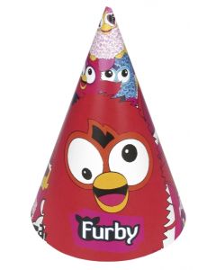 Lot de 6 chapeaux anniversaire Furby