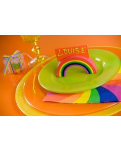 Marque-place en résine colorés à prix discount